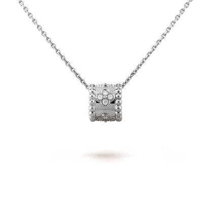[Panda Jewelry]PERLEE PEDANT SIVLER DIAMOND NECKLACE