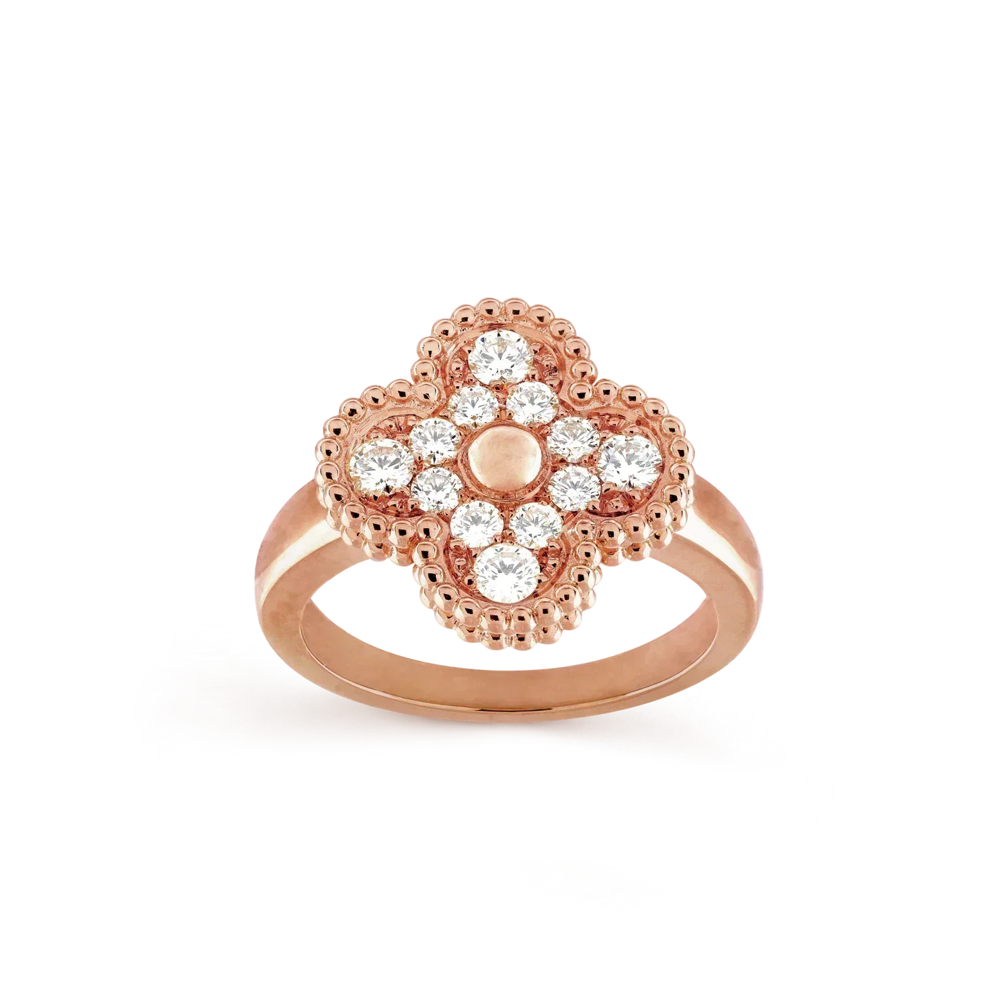 [Panda Jewelry]CLOVER DIAMOND RING