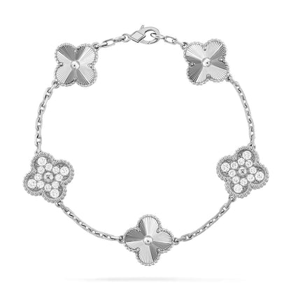 [Panda Jewelry] CLOVER 5 MOTIF LASER BRACELET COLLECTION