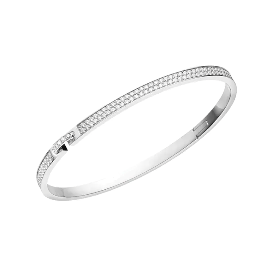 [Panda Jewelry]LIENS VIDENCE DIAMOND PAVED BRACELET