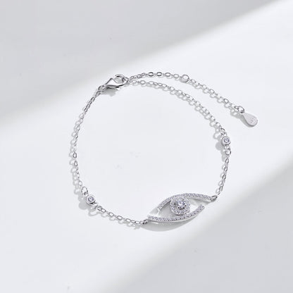 [Panda Jewelry]Lucky Eye Pave-Set Diamond Bracelet