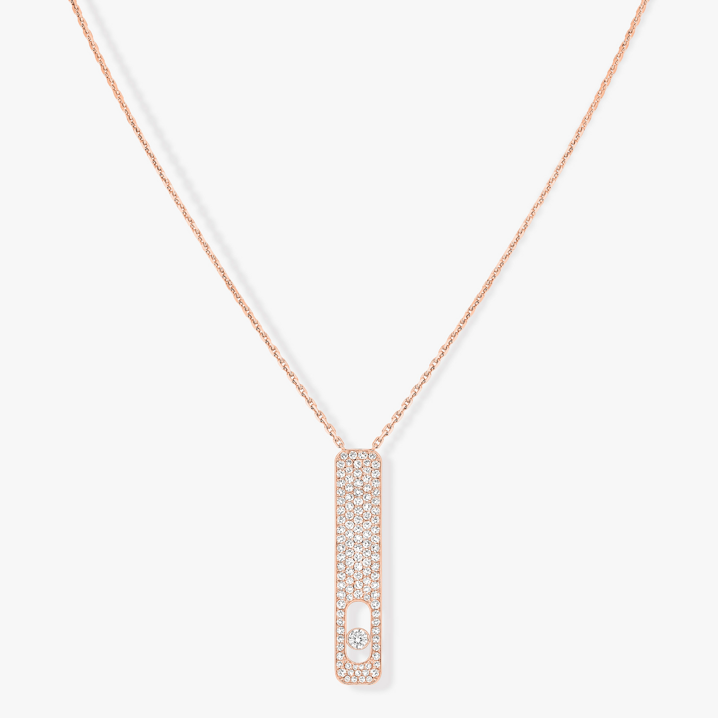 [Panda Jewelry]MY FIRST DIAMOND PAVED NECKLACE