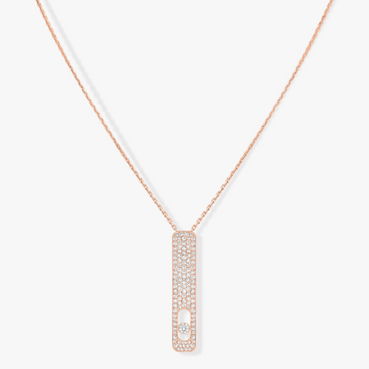 [Panda Jewelry]MY FIRST DIAMOND PAVED NECKLACE