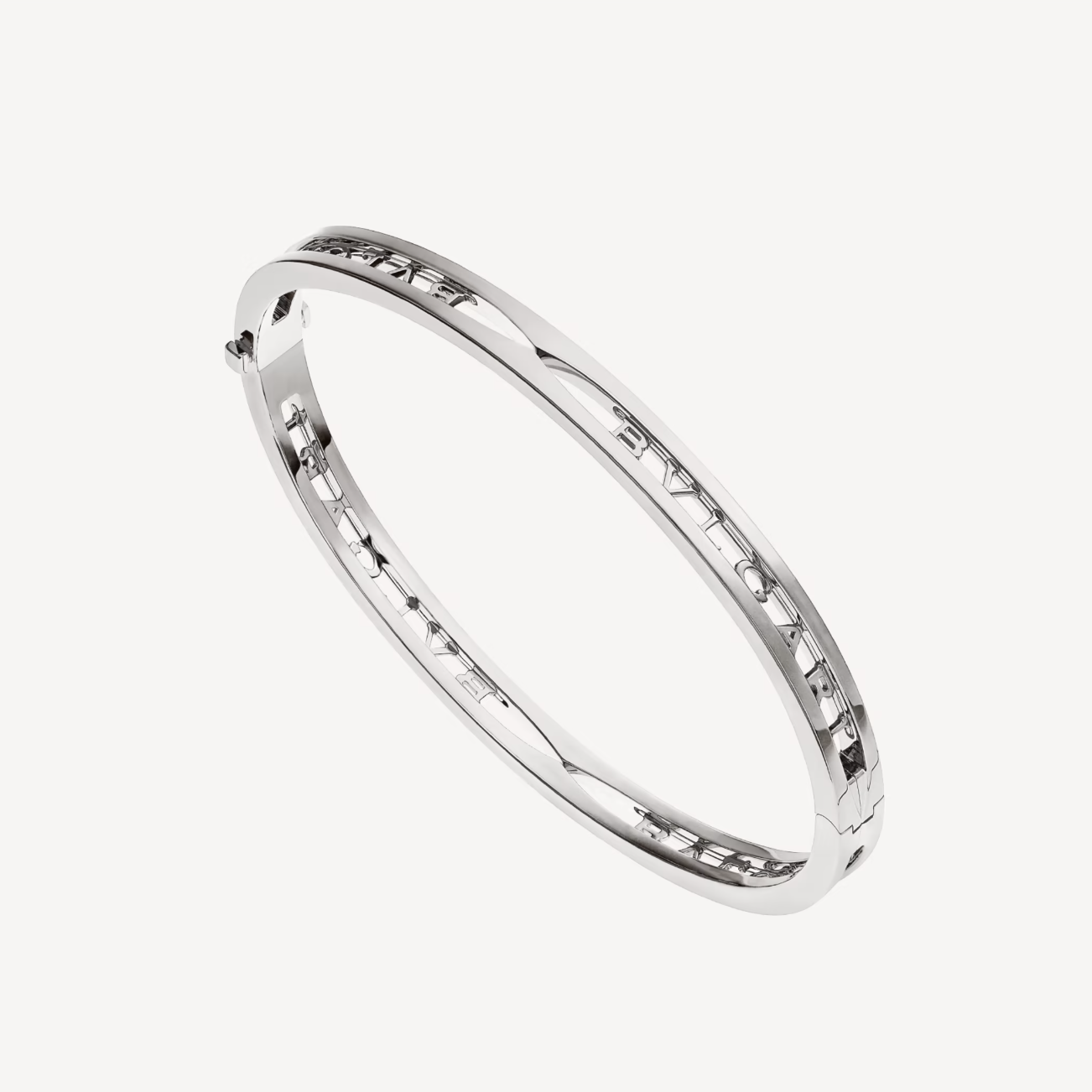 [Panda Jewelry]ZERO 1 SPIRAL LOGO SILVER BRACELET