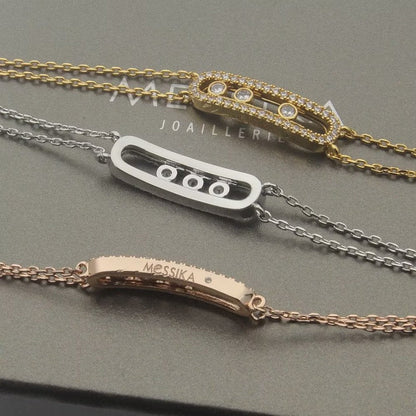 [Panda Jewelry] Move Classique pav茅 bracelet