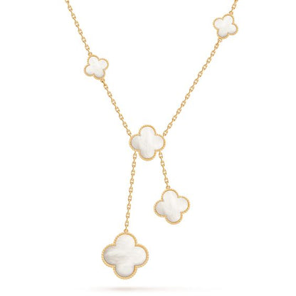 [Panda Jewelry]CLOVER MOTHER OF PEARL NECKLACE 6 MOTIF