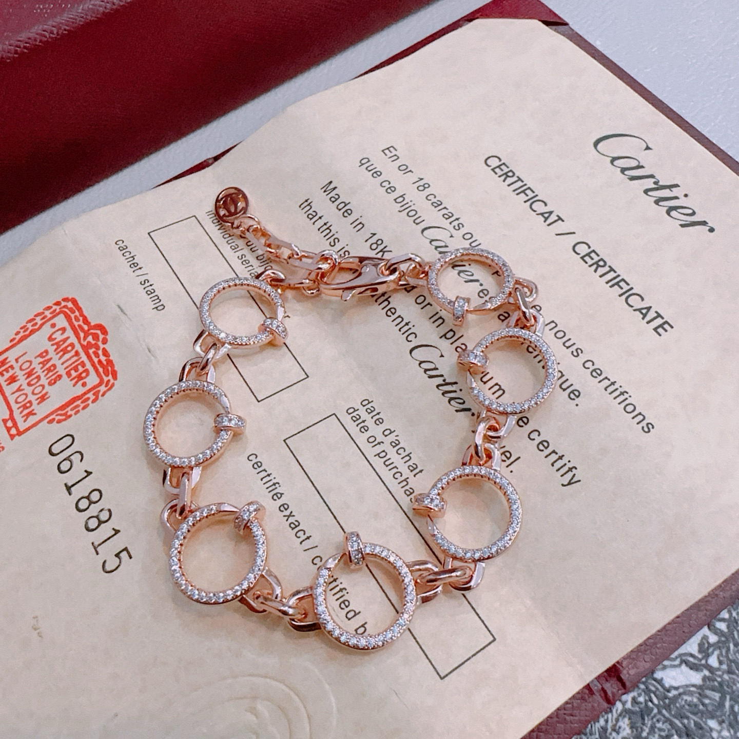 [Panda Jewelry Jewelry] LOVE&JUSTE BRACELET DIAMONDS