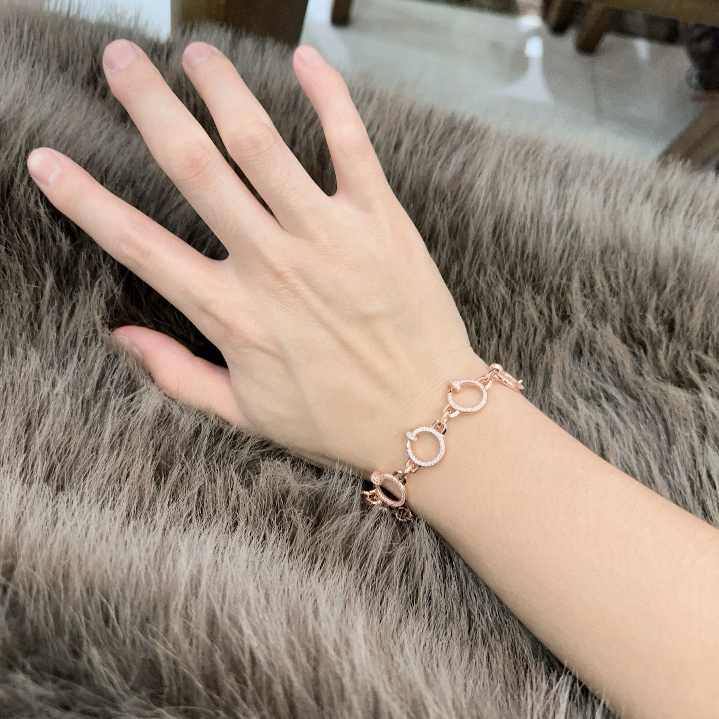 [Panda Jewelry Jewelry] LOVE&JUSTE BRACELET DIAMONDS