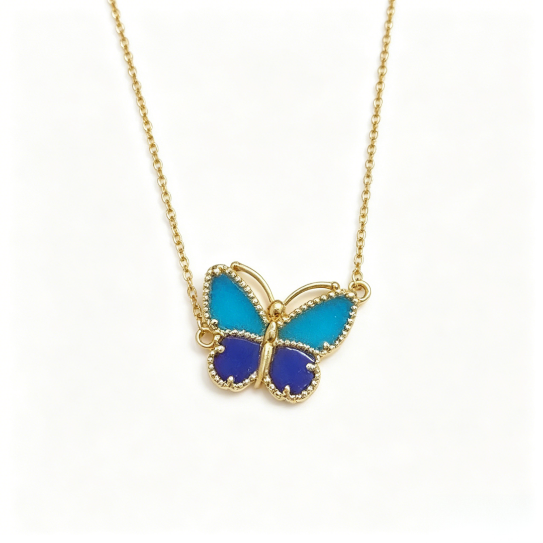 [✨Panda Jewelry💎] 2026 NEW LUCKY BUTTERFLY 1 MOTIFS NECKLACE