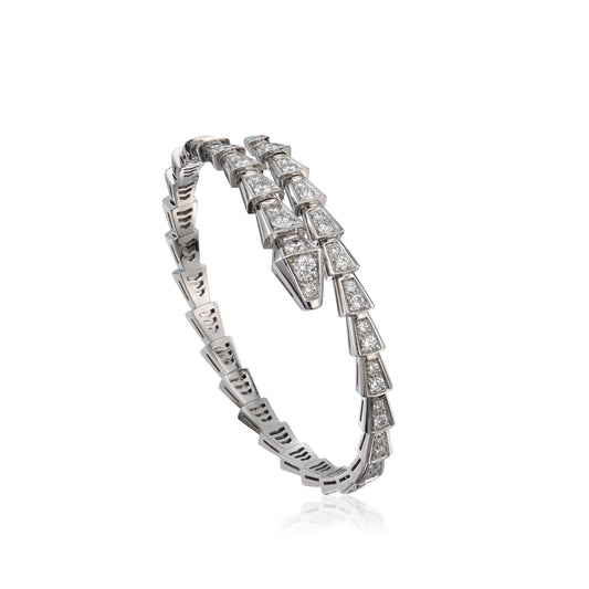 [Panda Jewelry]SERPENTI BRACELET 6MM SILVER DIAMOND