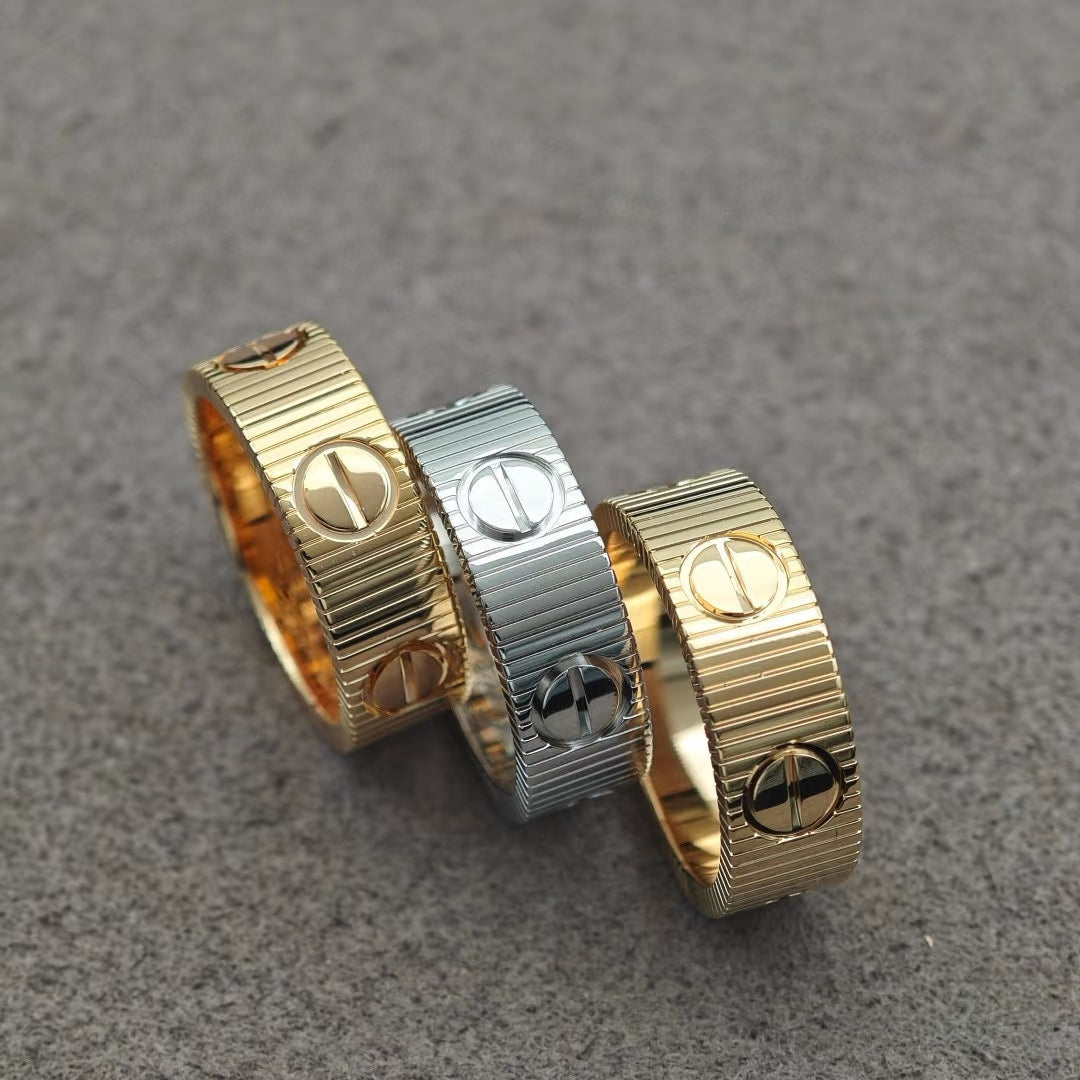 [Panda Jewelry]LOVE 6.5MM RING