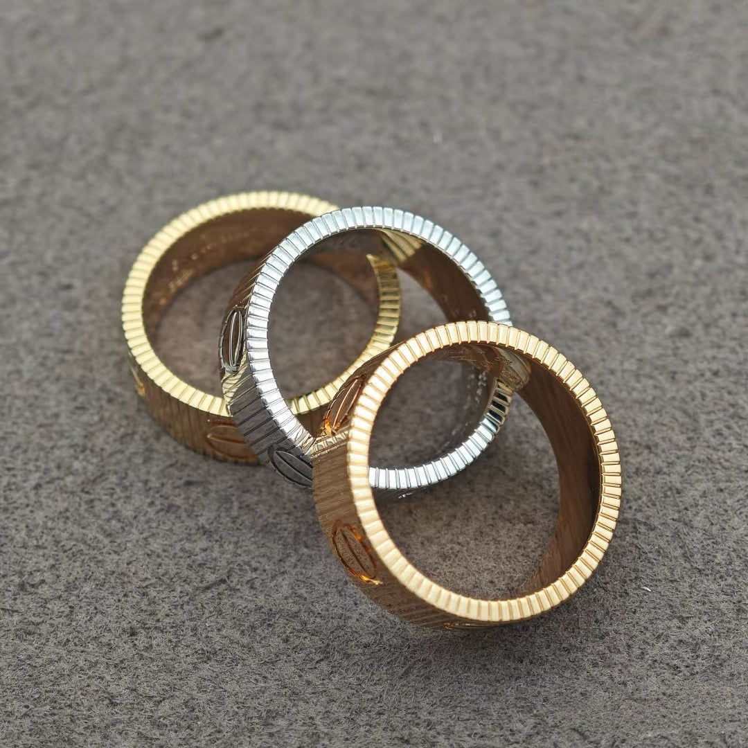 [Panda Jewelry]LOVE 6.5MM RING