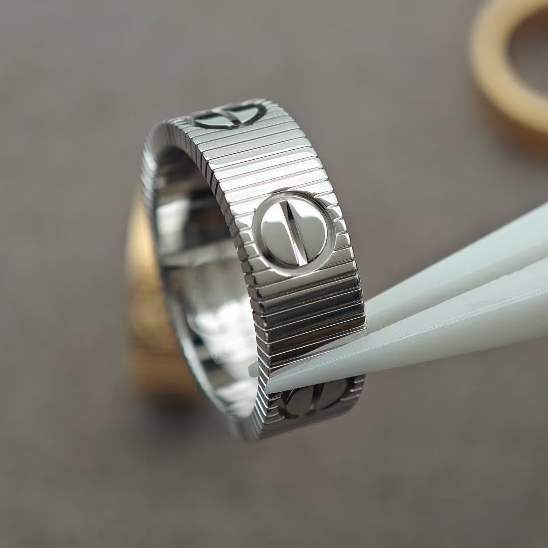 [Panda Jewelry]LOVE 6.5MM RING