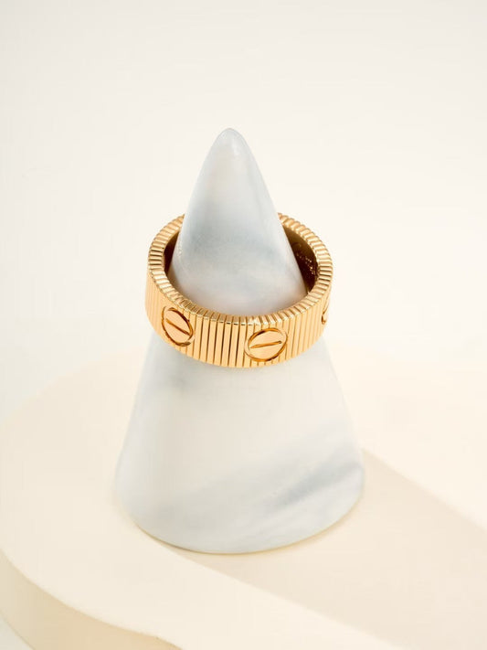 [Panda Jewelry]LOVE 6.5MM RING