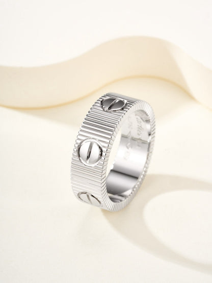 [Panda Jewelry]LOVE 6.5MM RING