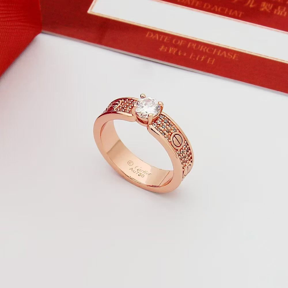 [Panda Jewelry]Starry Sky Diamond Ring