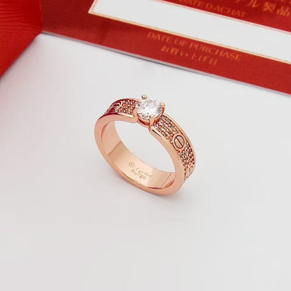 [Panda Jewelry]Starry Sky Diamond Ring