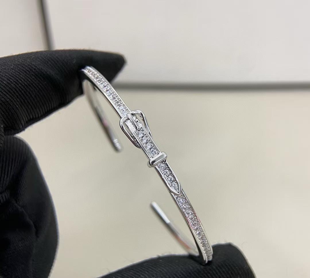 [Panda Jewelry]DIAMOND-ENCRUSTED BRACELET THREE COLORS