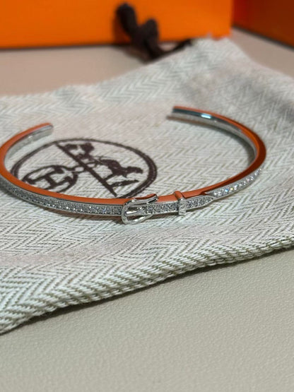 [Panda Jewelry]DIAMOND-ENCRUSTED BRACELET THREE COLORS