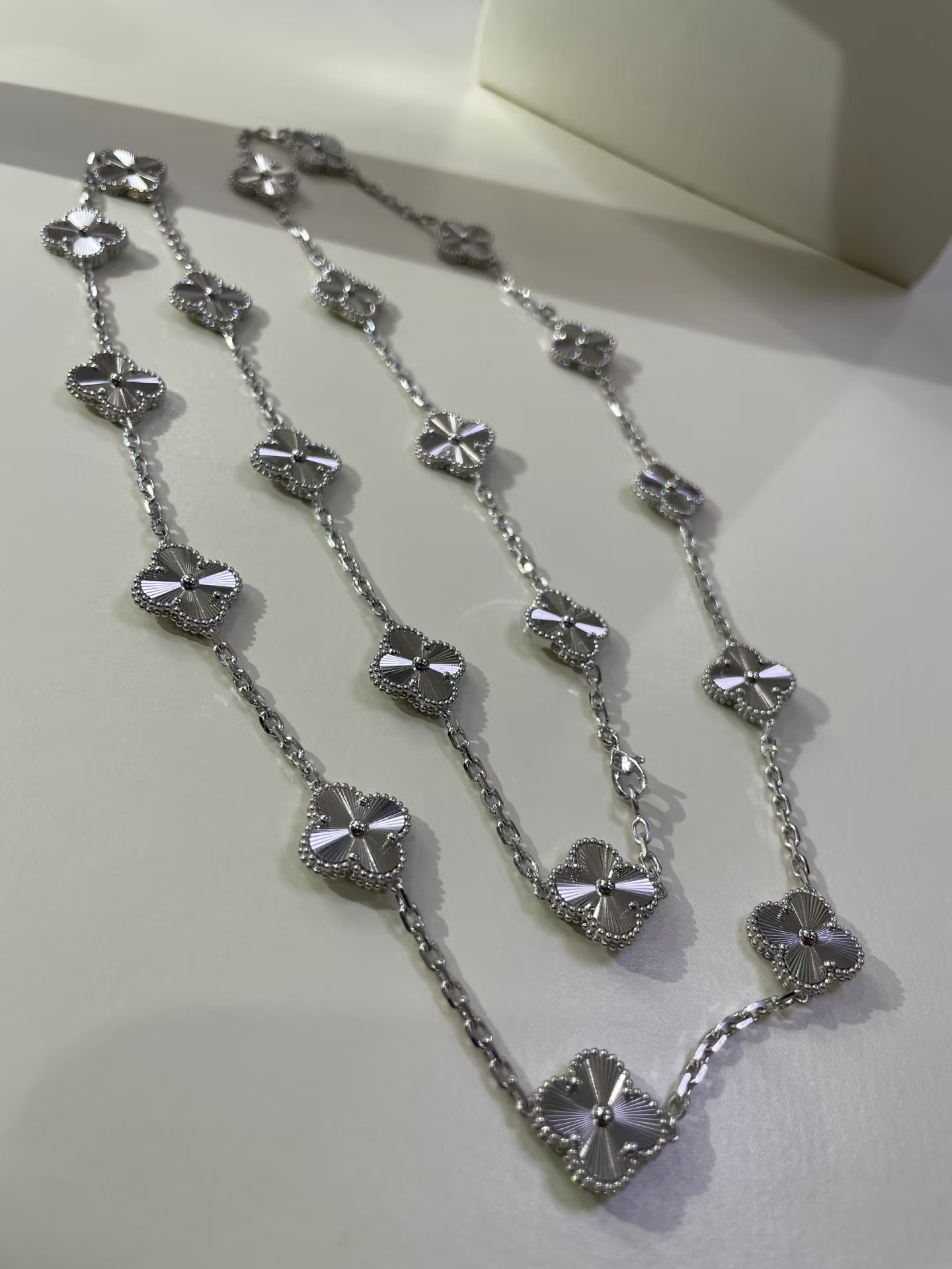 [Panda Jewelry]CLOVER 20 MOTIFS SILVER LASER