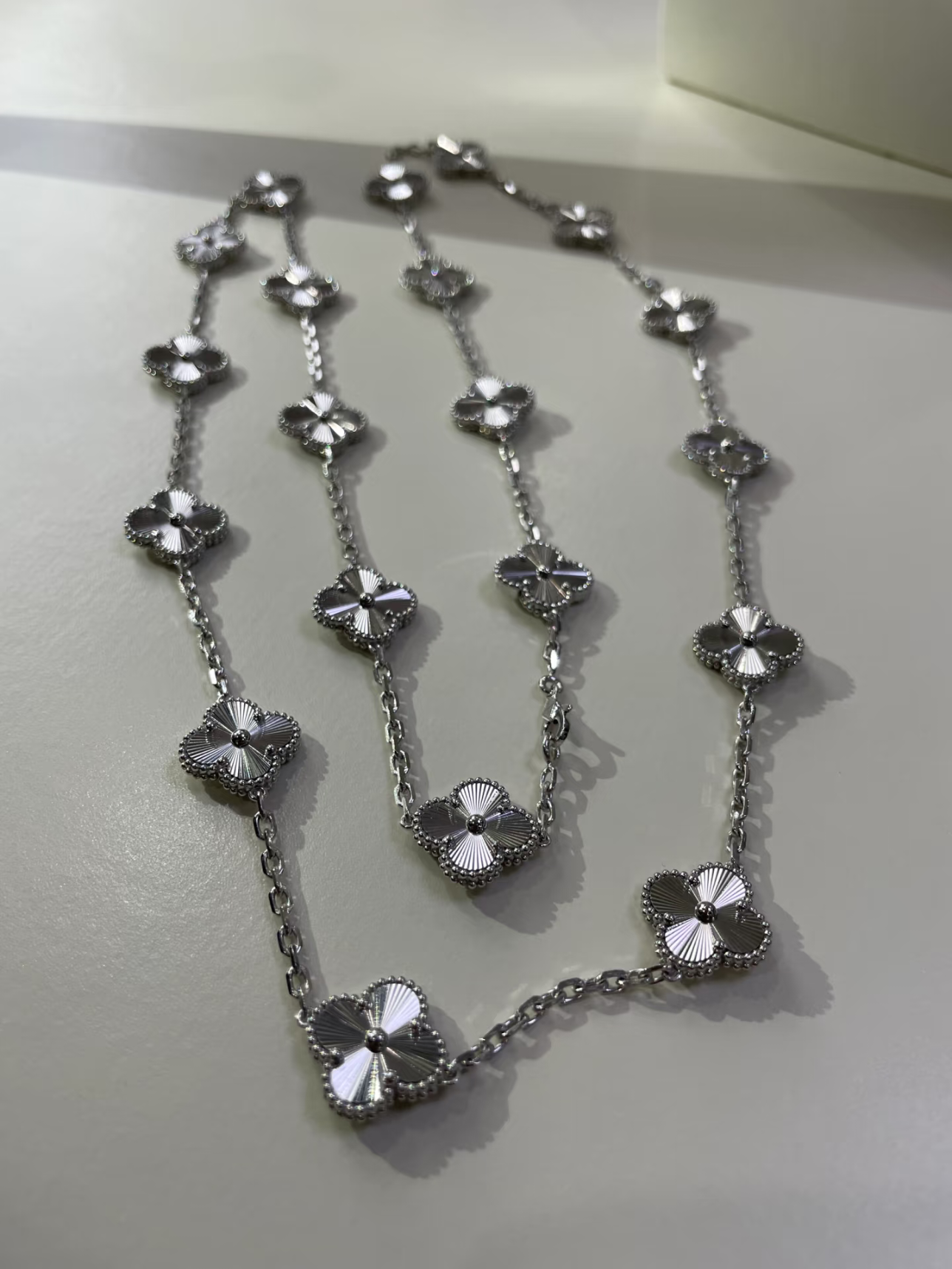 [Panda Jewelry]CLOVER 20 MOTIFS SILVER LASER