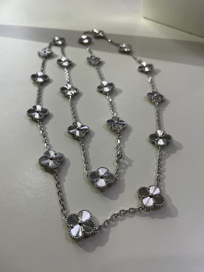 [Panda Jewelry]CLOVER 20 MOTIFS SILVER LASER