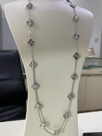 [Panda Jewelry]CLOVER 20 MOTIFS SILVER LASER