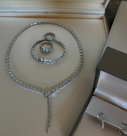 [Panda Jewelry]NEW！SERPENT DIAMOND NECKLACE