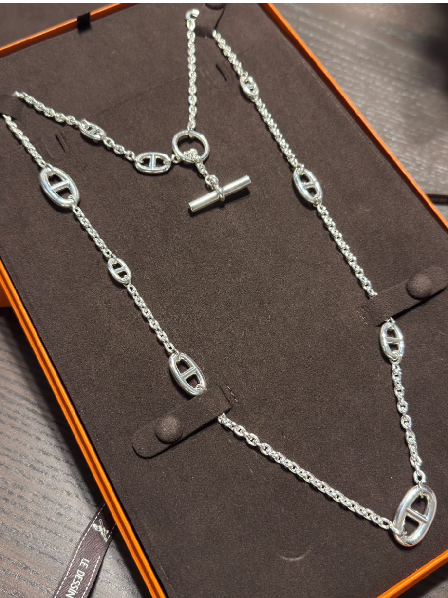 [Panda Jewelry]Classic Silver Sweater Chain