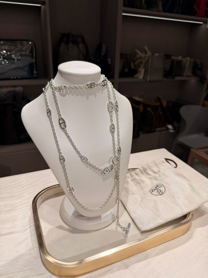 [Panda Jewelry]Classic Silver Sweater Chain