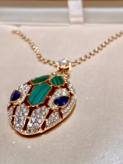 [Panda Jewelry]Bvlgari Serpenti diamond necklace