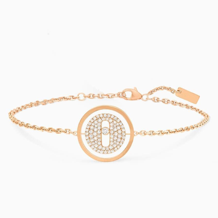 [Panda Jewelry]LUCKY MOVE DIAMOND PAVED BRACELET