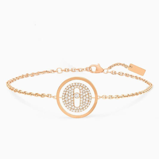[Panda Jewelry]LUCKY MOVE DIAMOND PAVED BRACELET