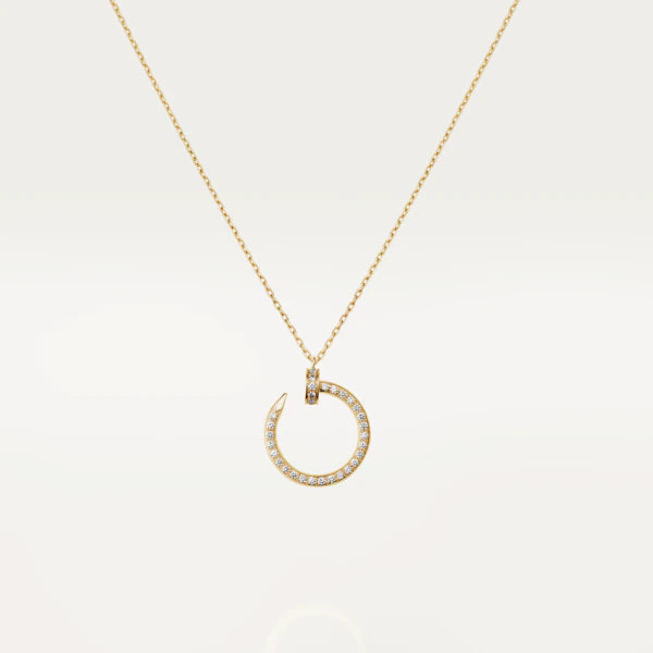 [Panda Jewelry]JUSTE NECKLACE GOLD DIAMONDS