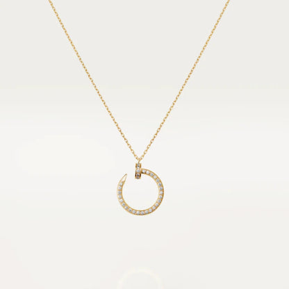 [Panda Jewelry]JUSTE NECKLACE GOLD DIAMONDS
