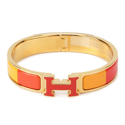 [Panda Jewelry]H BRACELET ORANGE RAINBOW CERAMIC
