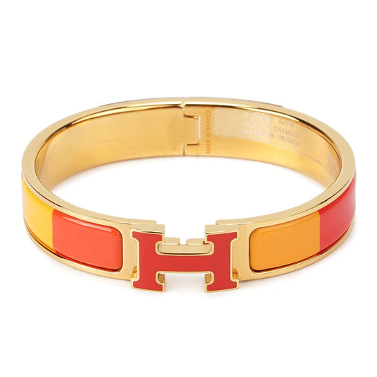 [Panda Jewelry]H BRACELET ORANGE RAINBOW CERAMIC