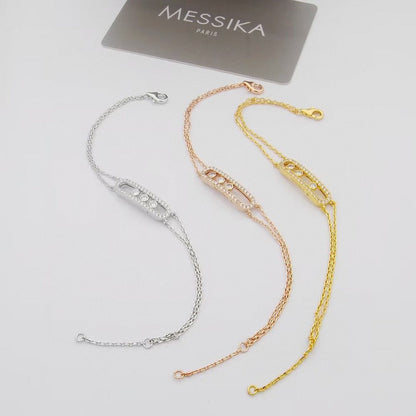 [Panda Jewelry] Move Classique pav茅 bracelet