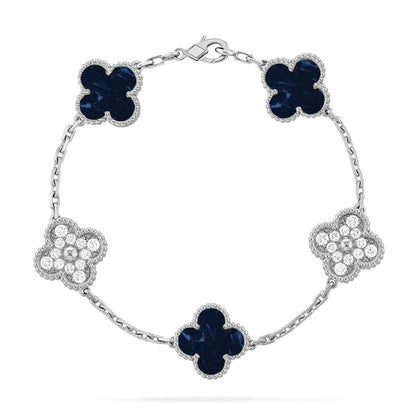 [Panda Jewelry]CLOVER 5 MOTIF PIETERSITE BRACELET COLLECTION