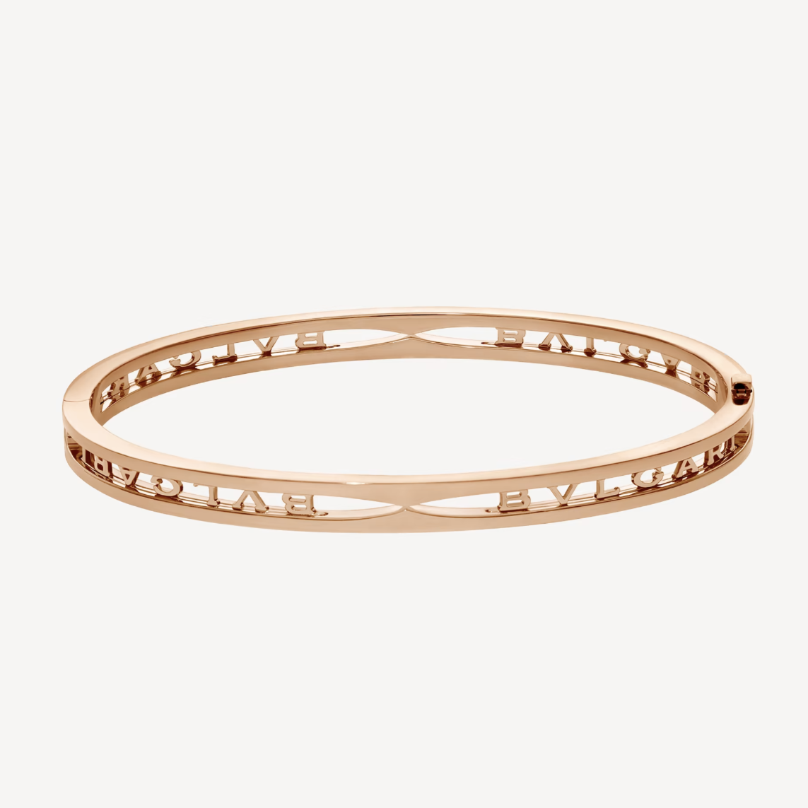 [Panda Jewelry]ZERO 1 SPIRAL LOGO PINK GOLD BRACELET