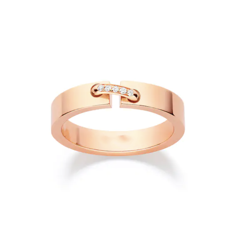 [Panda Jewelry]ALLIANCE LIENS VIDENCE DIAMOND 4MM RING