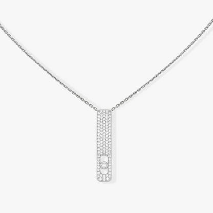 [Panda Jewelry]MY FIRST DIAMOND PAVED NECKLACE