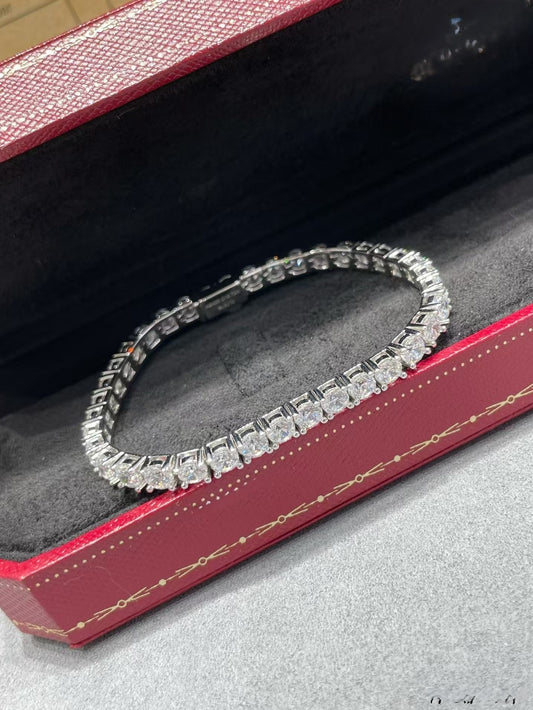 [Panda Jewelry jewelrys]TENNIS BRACELET WITH FULL DIAMOND SETTING