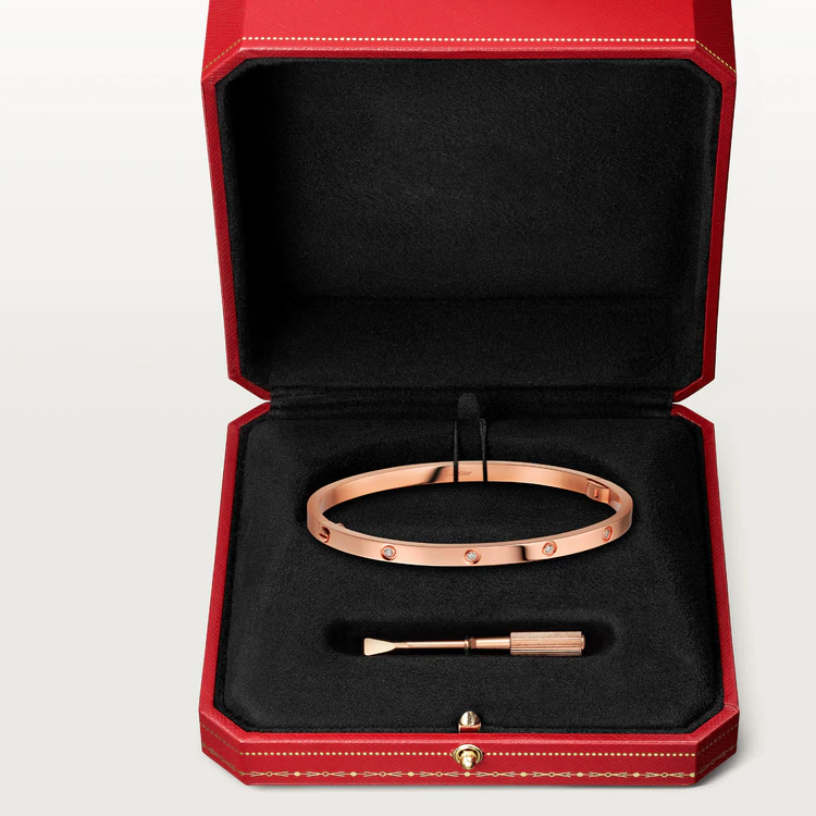 [Panda Jewelry]LOVE BRACELET 3.65MM 10 DIAMONDS