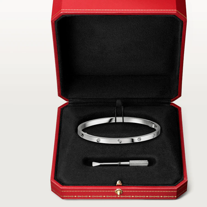[Panda Jewelry]LOVE BRACELET 3.65MM 10 DIAMONDS