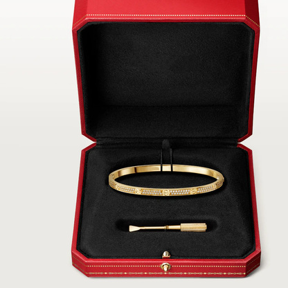 [Panda Jewelry]LOVE BRACELET 3.65MM DIAMOND-PAVED