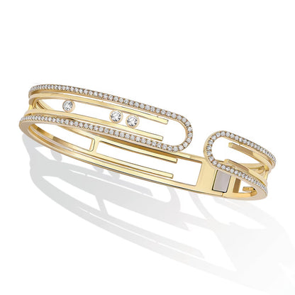 [Panda Jewelry]MOVE 10TH PAVED DIAMOND BRACELET