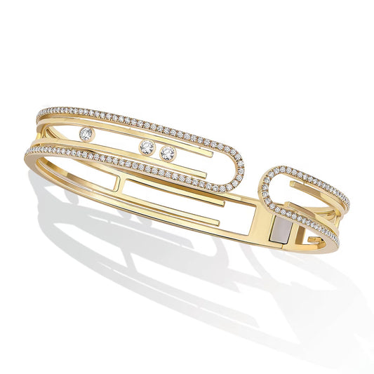 [Panda Jewelry]MOVE 10TH PAVED DIAMOND BRACELET