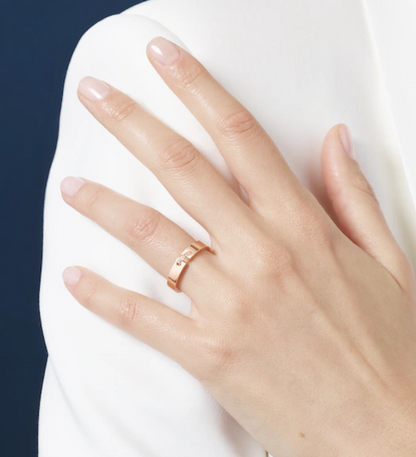 [Panda Jewelry]ALLIANCE LIENS VIDENCE DIAMOND 4MM RING