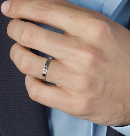 [Panda Jewelry]ALLIANCE LIENS VIDENCE 3MM RING